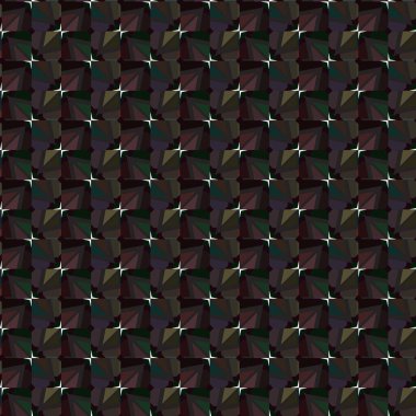 Geometrik süslemeli vektör deseni. Kusursuz tasarım dokusu.