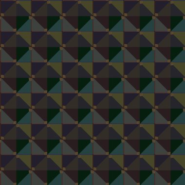 Geometrik süslemeli vektör deseni. Kusursuz tasarım dokusu. 