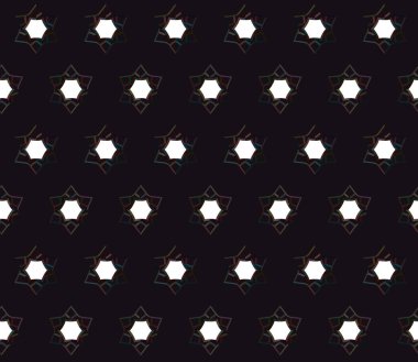 Geometrik süslemeli vektör deseni. Kusursuz tasarım dokusu. 