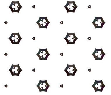 Geometrik süslemeli vektör deseni. Kusursuz tasarım dokusu.