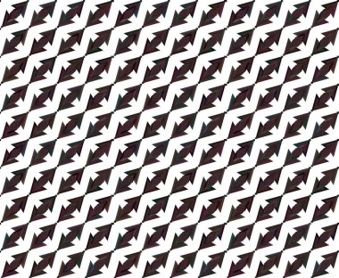 Geometrik süslemeli vektör deseni. Kusursuz tasarım dokusu. 