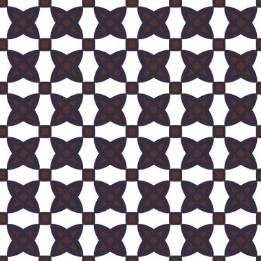 Geometrik süslemeli vektör deseni. Kusursuz tasarım dokusu.