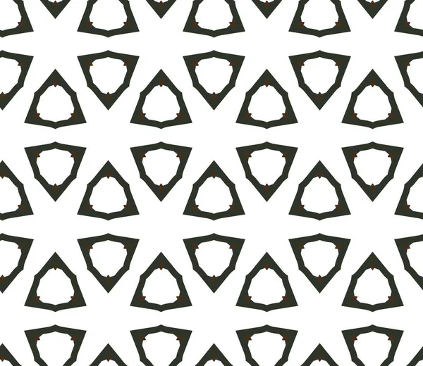 Geometrisches Ornamentales Vektormuster Nahtlose Design Textur — Stockvektor