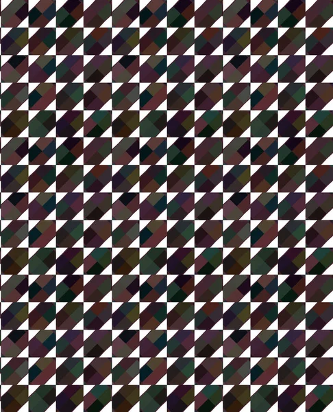 Nahtlose Muster Mit Abstrakten Geometrischen Formen — Stockvektor