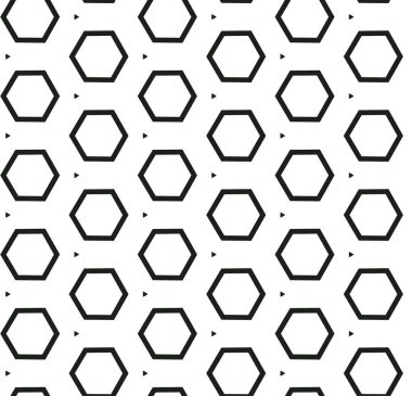 Modern geometrik vektör tasarımı, kusursuz desen çizimi