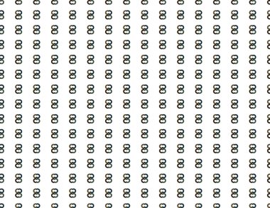 Geometrik süslemeli vektör deseni. Kusursuz tasarım dokusu. 