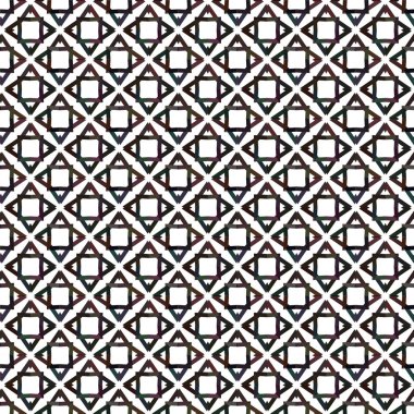 Geometrik süslemeli vektör deseni. Kusursuz tasarım dokusu.