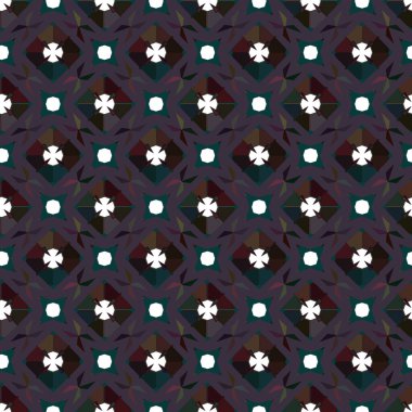 Modern geometrik vektör tasarımı, kusursuz desen çizimi
