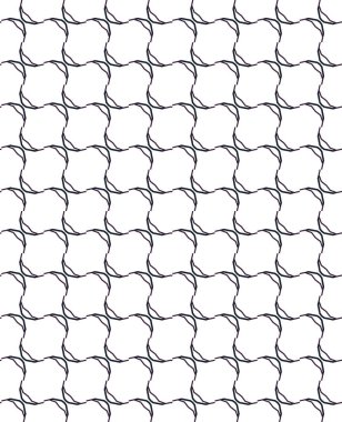 Geometrik süslemeli vektör deseni. Kusursuz tasarım dokusu. 
