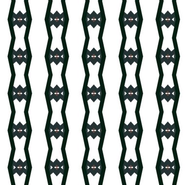 Geometrik süslemeli vektör deseni. Kusursuz tasarım dokusu. 