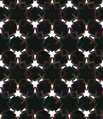 Modern geometrik vektör tasarımı, kusursuz desen çizimi