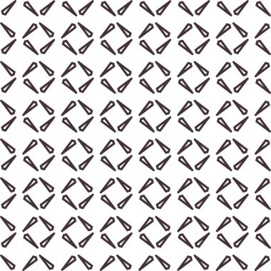 Geometrik süslemeli vektör deseni. Kusursuz tasarım dokusu. 