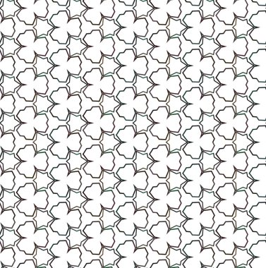 Modern geometrik vektör tasarımı, kusursuz desen çizimi