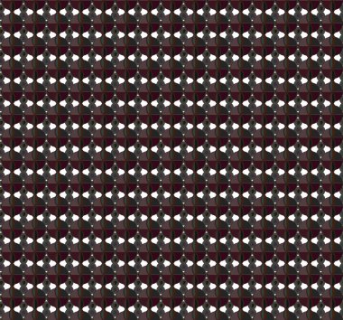 Geometrik süslemeli vektör deseni. Kusursuz tasarım dokusu.