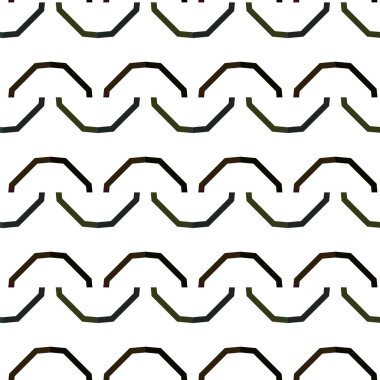 Modern geometrik vektör tasarımı, kusursuz desen çizimi