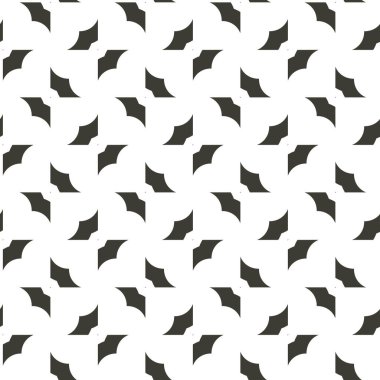 Geometrik süslemeli vektör deseni. Kusursuz tasarım dokusu.