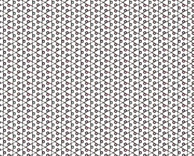 Geometrik süslemeli vektör deseni. Kusursuz tasarım dokusu.