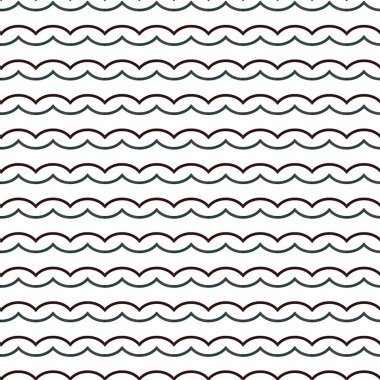 Geometrik süslemeli vektör deseni. Kusursuz tasarım dokusu.