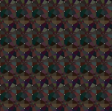 Geometrik süslemeli vektör deseni. Kusursuz tasarım dokusu.