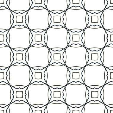 Geometrik süslemeli vektör deseni. Kusursuz tasarım dokusu. 