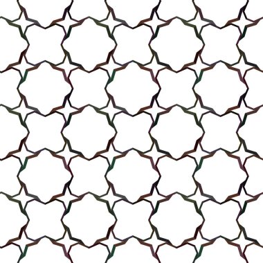 Geometrik süslemeli vektör deseni. Kusursuz tasarım dokusu.