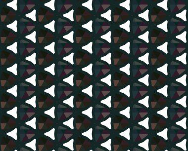 Soyut geometrik şekilli kusursuz desen