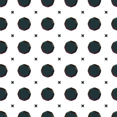 Geometrik süslemeli vektör deseni. Kusursuz tasarım dokusu.