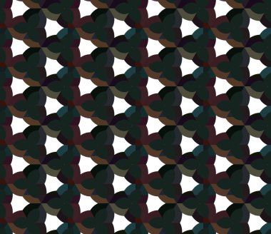 Geometrik süslemeli kusursuz desen. vektör illüstrasyonu