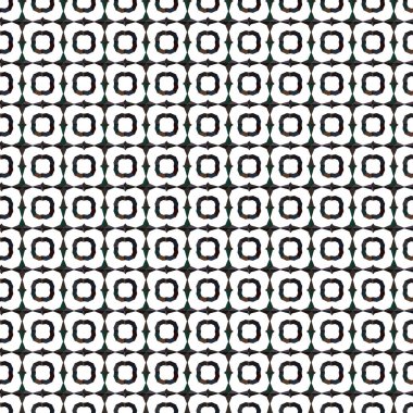 Geometrik süslemeli vektör deseni. Kusursuz tasarım dokusu. 