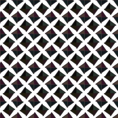 Geometrik süslemeli vektör deseni. Kusursuz tasarım dokusu.