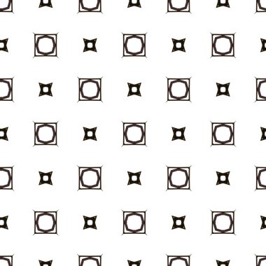 Geometrik süslemeli vektör deseni. Kusursuz tasarım dokusu. 