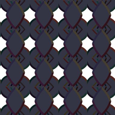 Modern geometrik vektör tasarımı, kusursuz desen çizimi
