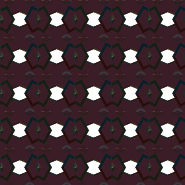 Modern geometrik vektör tasarımı, kusursuz desen çizimi