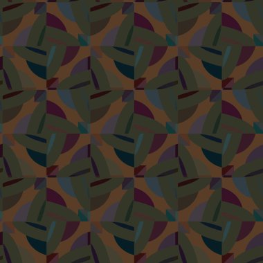 Modern geometrik vektör tasarımı, kusursuz desen çizimi