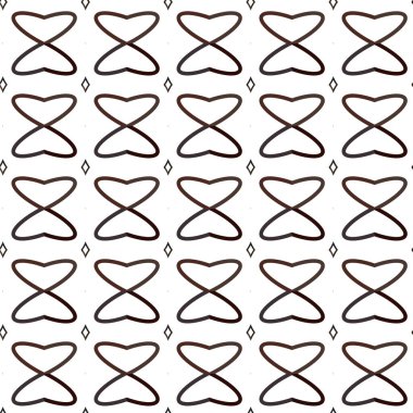 Geometrik süslemeli vektör deseni. Kusursuz tasarım dokusu. 