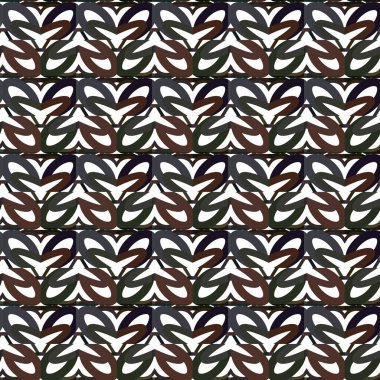 Geometrik süslemeli vektör deseni. Kusursuz tasarım dokusu. 