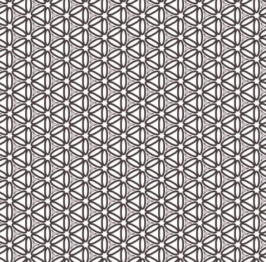 Geometrik süslemeli vektör deseni. Kusursuz tasarım dokusu. 