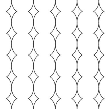 Geometrik süslemeli vektör deseni. Kusursuz tasarım dokusu. 