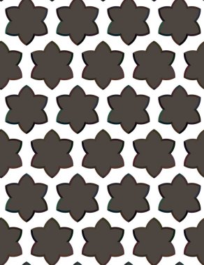 Geometrik süslemeli vektör deseni. Kusursuz tasarım dokusu. 