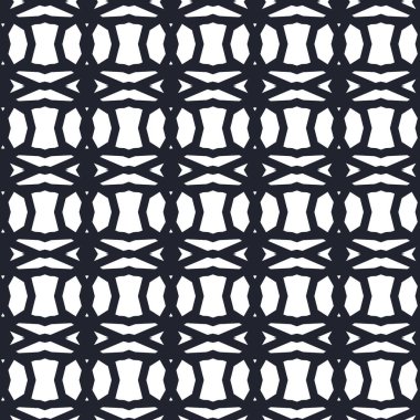 Geometrik süslemeli vektör deseni. Kusursuz tasarım dokusu.
