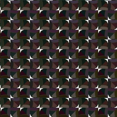 Geometrik süslemeli vektör deseni. Kusursuz tasarım dokusu. 