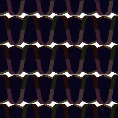 Modern geometrik vektör tasarımı, kusursuz desen çizimi