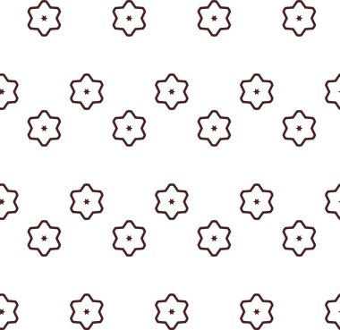 Geometrik süslemeli vektör deseni. Kusursuz tasarım dokusu.