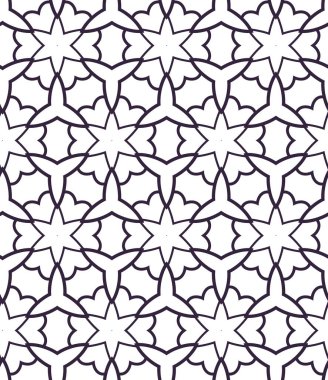 Modern geometrik vektör tasarımı, kusursuz desen çizimi