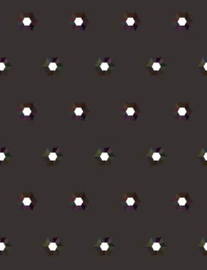 Modern geometrik vektör tasarımı, kusursuz desen çizimi