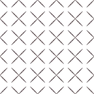 Geometrik süslemeli vektör deseni. Kusursuz tasarım dokusu.