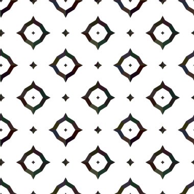 Geometrik süslemeli kusursuz desen. vektör illüstrasyonu