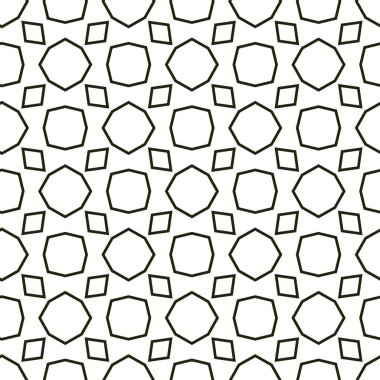 Modern geometrik vektör tasarımı, kusursuz desen çizimi