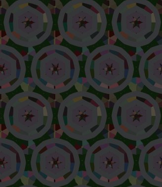 Geometrik süslemeli kusursuz desen. vektör illüstrasyonu