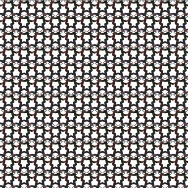 Geometrik süslemeli vektör deseni. Kusursuz tasarım dokusu.